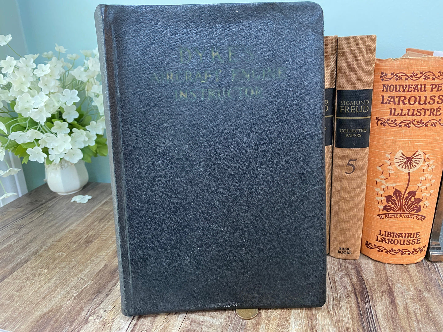 1929 Vintage Book, Dyke's Aircraft Engine Instructor at Duckwells