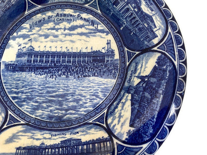 Antique Asbury Park New Jersey Souvenir Plate