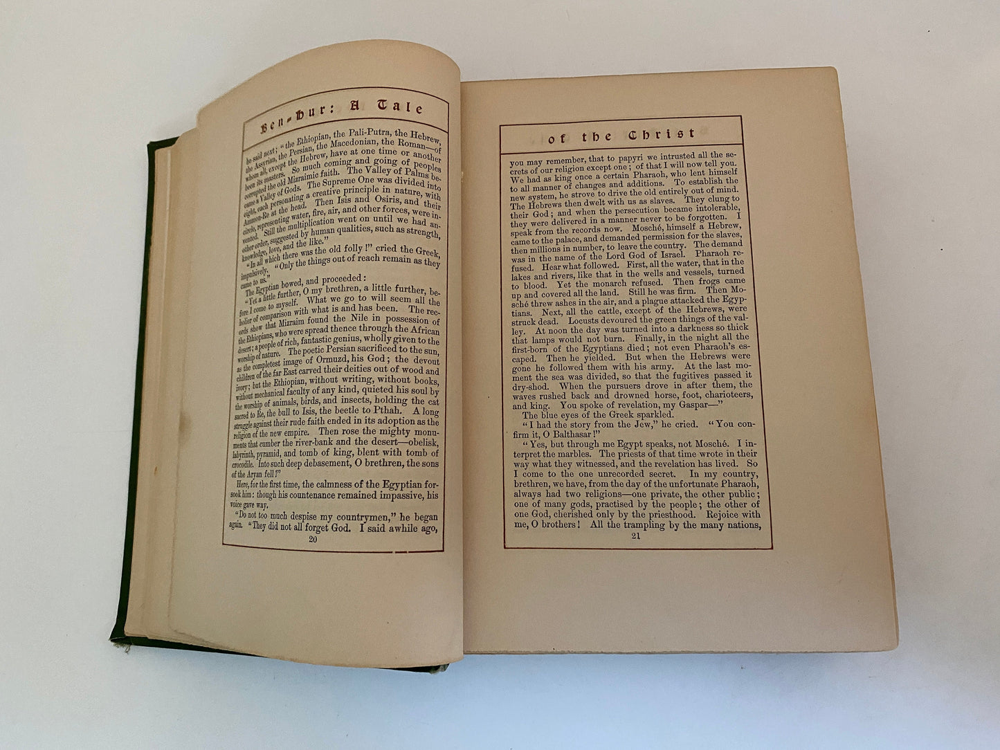 Antique Book, Ben-Hur, The Players Edition, by Lew. Wallace 1904 at Duckwells