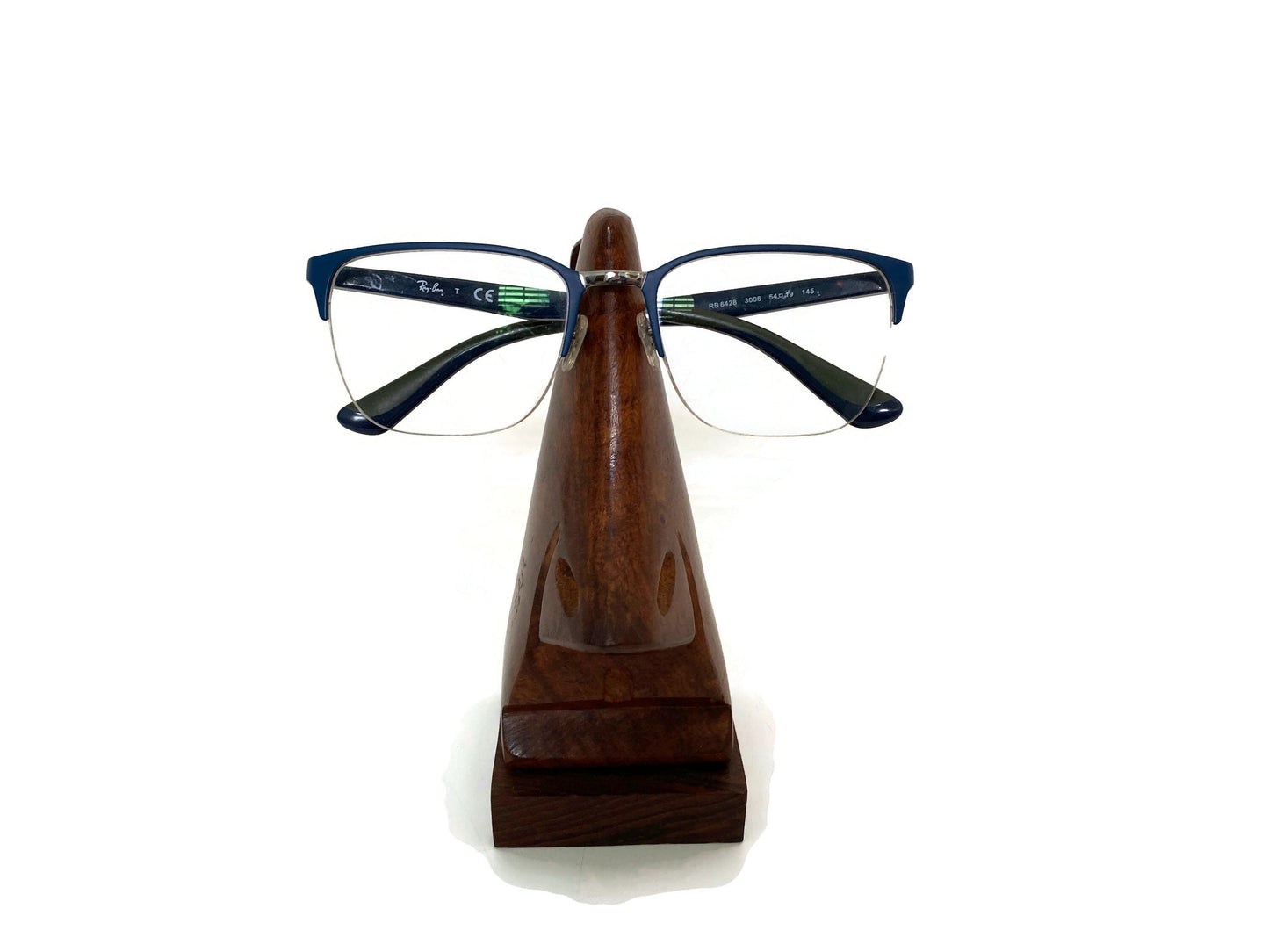 Vintage Wood Tiki Eyeglass Holder
