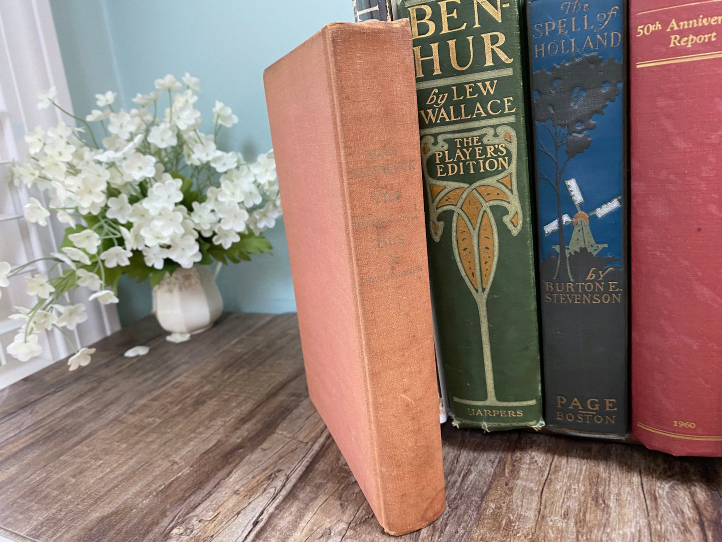 Vintage Hardcover First Edition Book, The Wayward Bus by John Steinbeck
