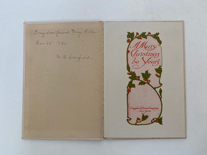 Antique Christmas Book A Merry Christmas Be Yours