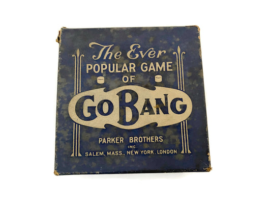 Antique Parker Brothers Game Go Bang Circa 1890s with Original Box