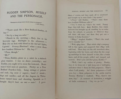 Antique Book, The Gam: Being a Group of Whaling Stories at Duckwells