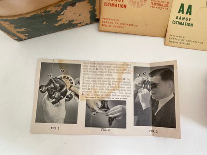 Vintage Sawyers View Master, 1940s US Navy Aviation Training Reels