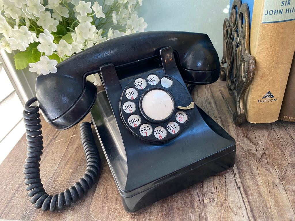 Vintage Rotary Dial Telephone Western Electric Model 302 at Duckwells