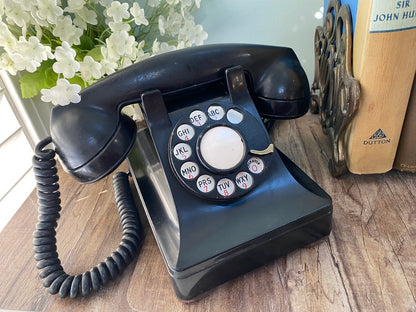 Vintage Rotary Dial Telephone Western Electric Model 302 at Duckwells