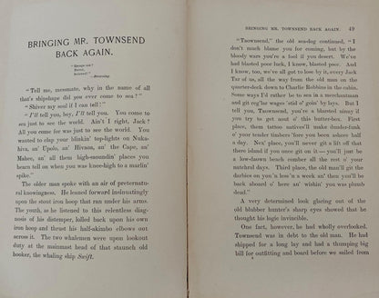 Antique Book, The Gam: Being a Group of Whaling Stories at Duckwells