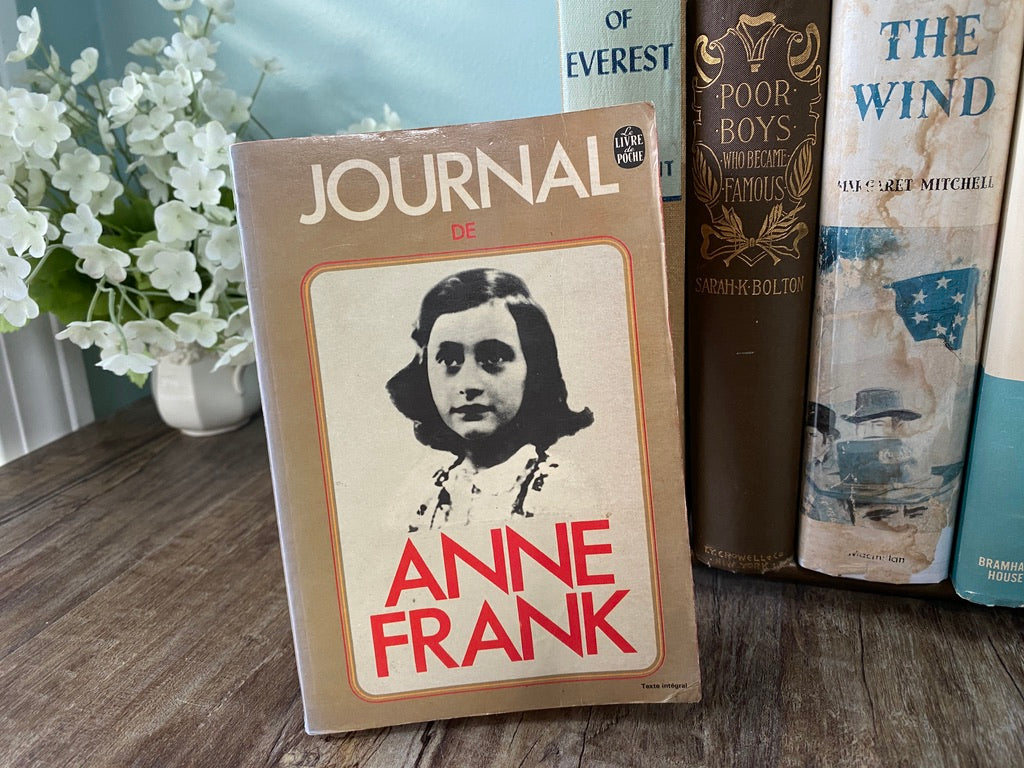 Vintage French Paperback Edition of The Diary of Anne Frank at Duckwells