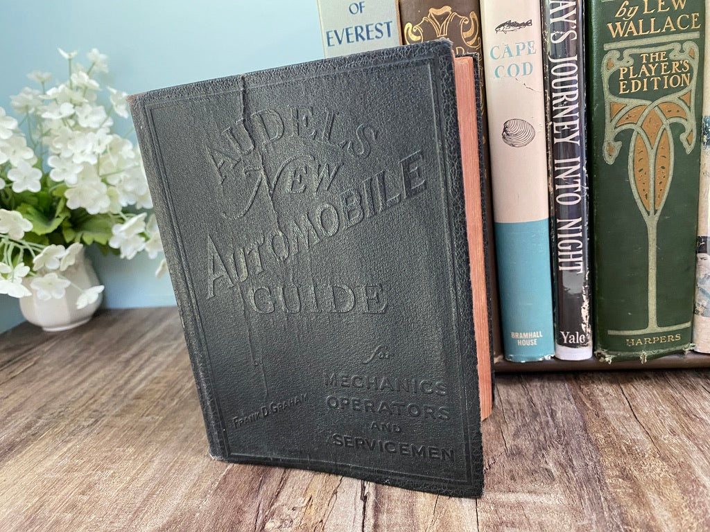 Vintage 1947 Audels New Automobile Guide for Mechanics