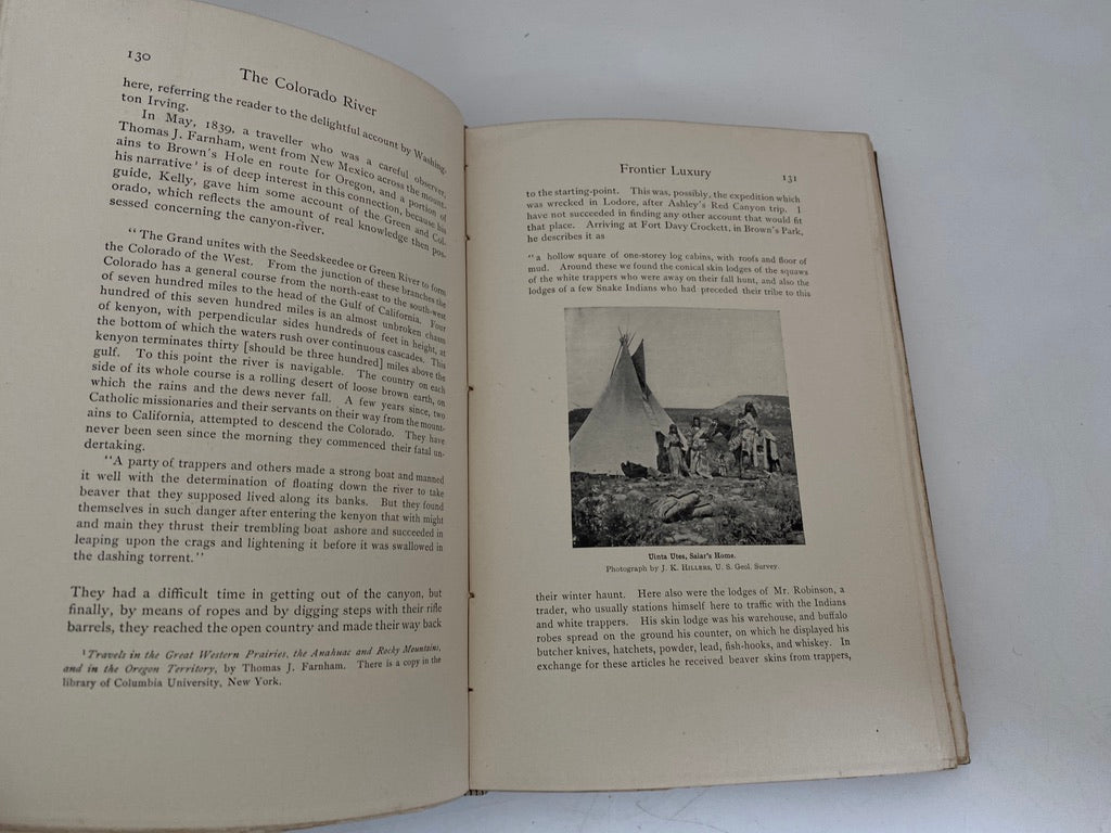 Antique Book, The Romance of the Colorado River at Duckwells