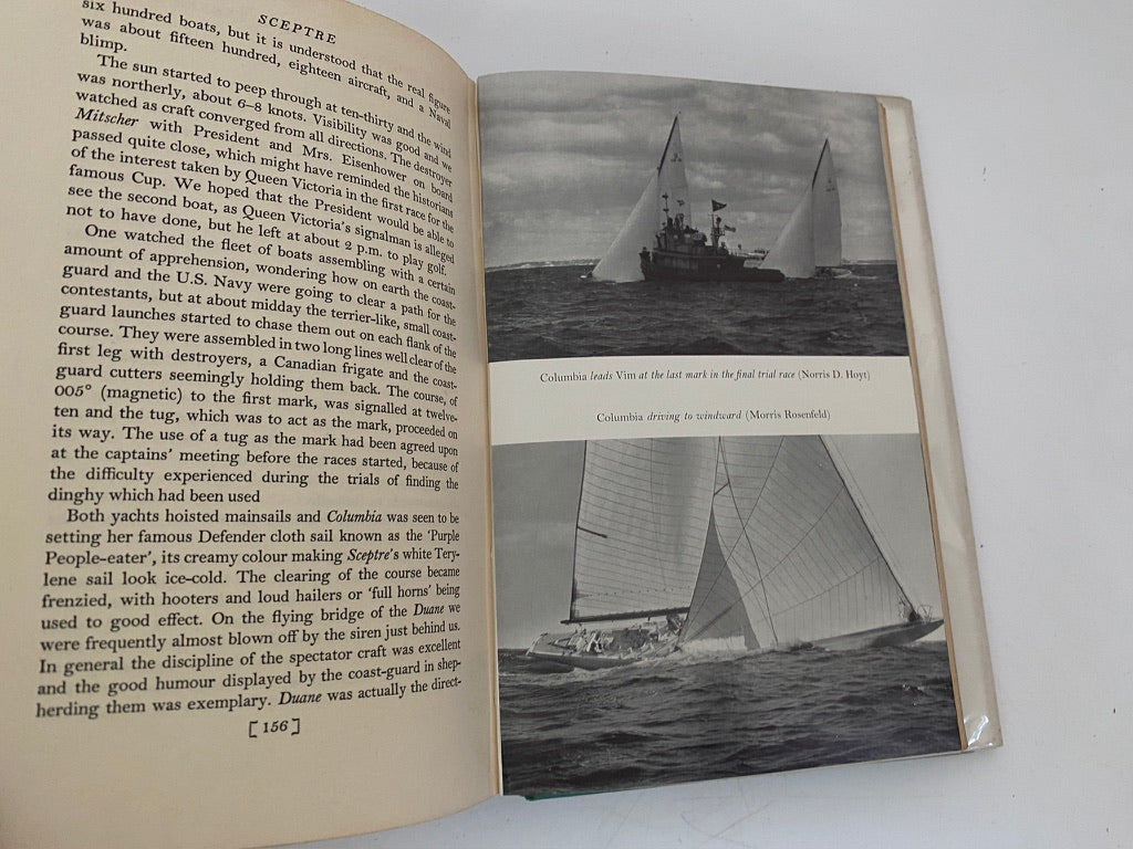 Vintage Sailing History Book, Sceptre, The Seventeenth Challenger at Duckwells