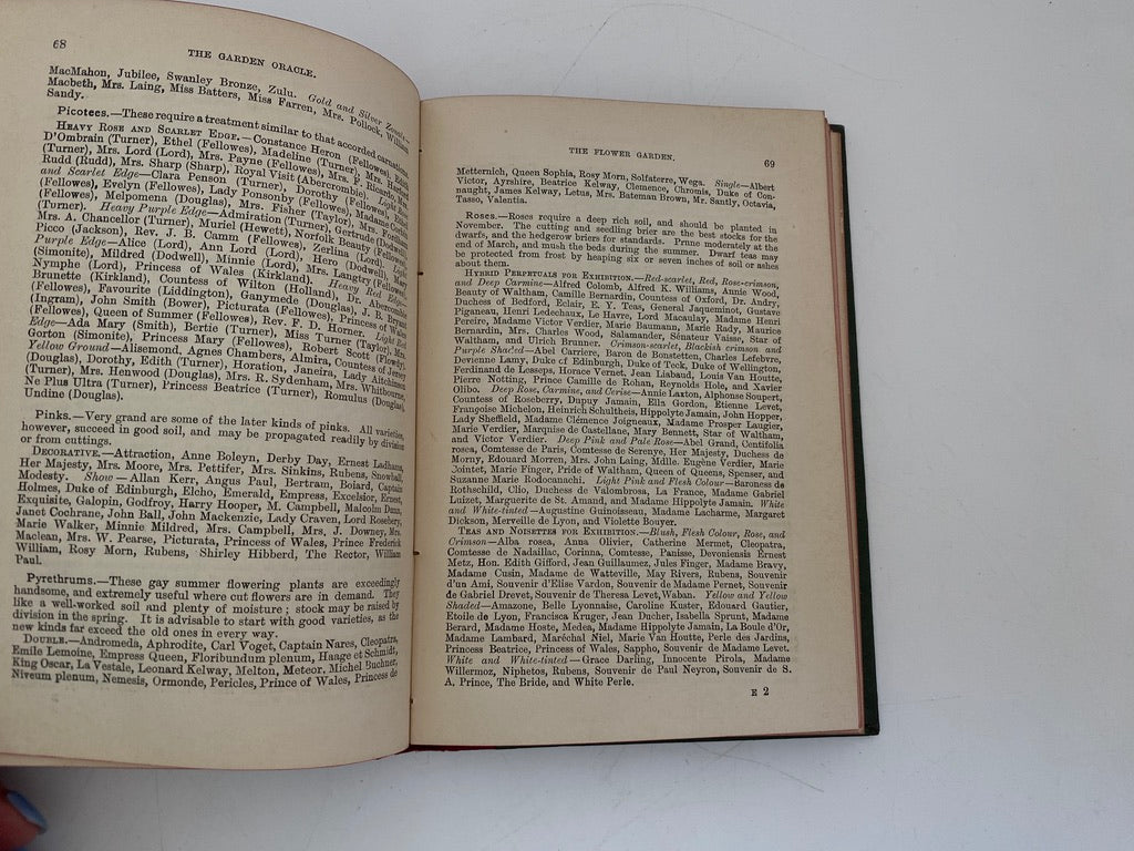 Antique Book, The Garden Oracle and Floricultural Yearbook 1894 at Duckwells