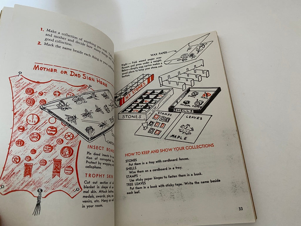 Vintage 1954 Wolf Cub Scout Book at Duckwells