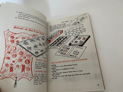 Vintage 1954 Wolf Cub Scout Book at Duckwells