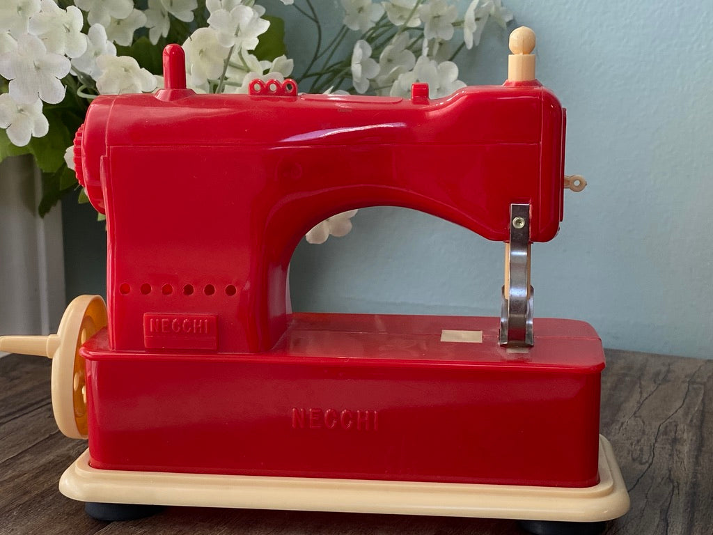 Vintage Necchi Toy Sewing Machine at Duckwells