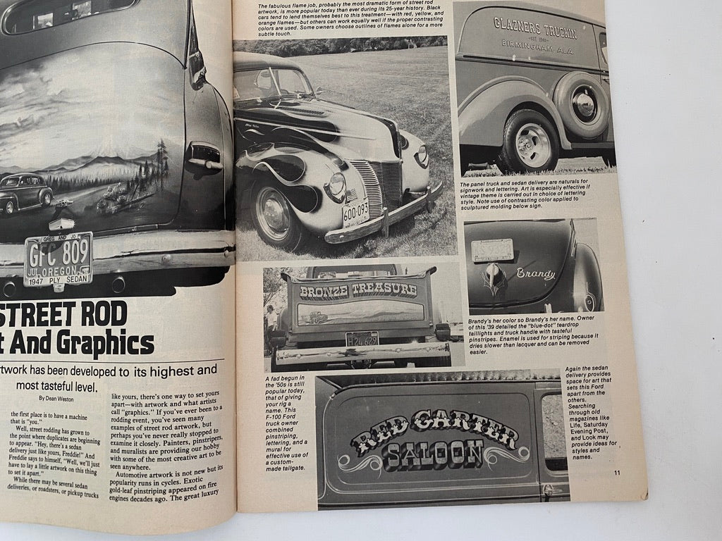 Vintage Rod Ideas Magazine February 1977, Custom Cars at Duckwells