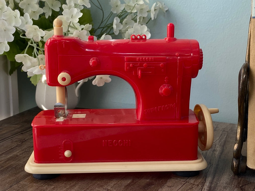Vintage Necchi Toy Sewing Machine at Duckwells