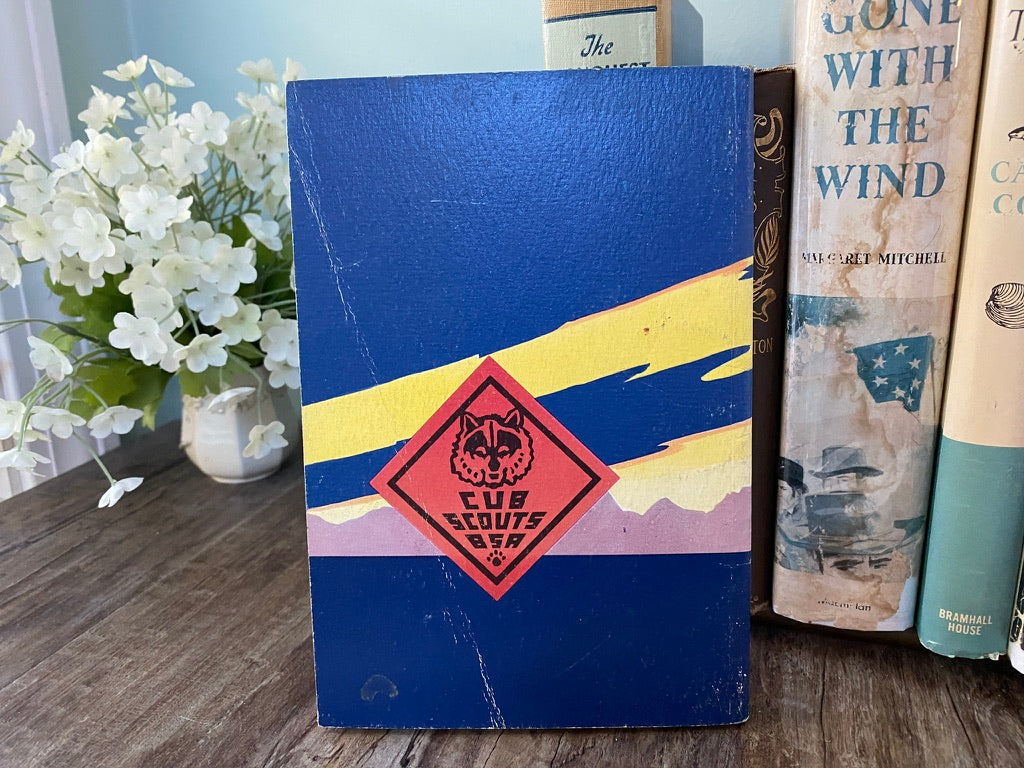 Vintage 1954 Wolf Cub Scout Book at Duckwells