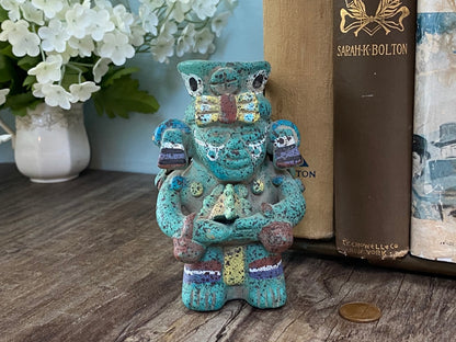 Vintage Mayan Aztec Inspired Figurine at Duckwells