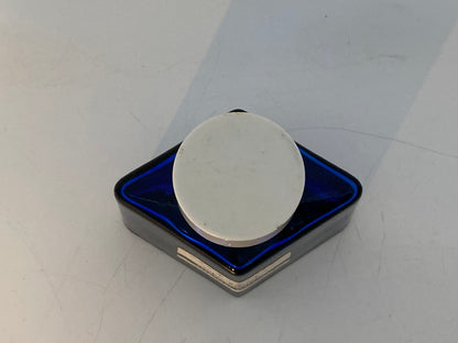 Vintage Parker Ink Quink Cobalt Blue Diamond Shaped Bottle