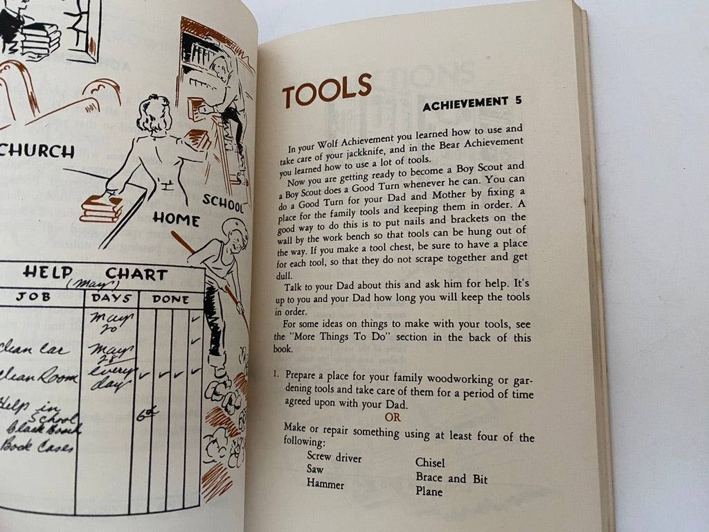 Vintage 1948 Lion Cub Scouts Handbook at Duckwells