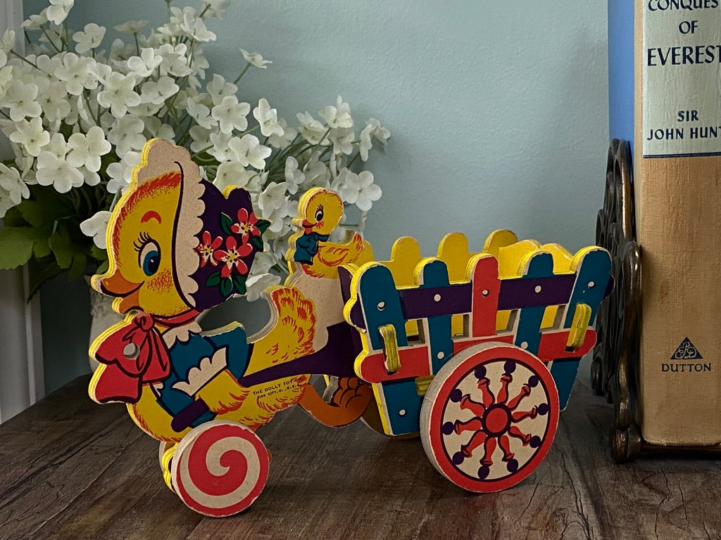 Vintage Toy Cart with Ducks by the Dolly Toy Company at Duckwells