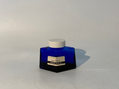 Vintage Parker Ink Quink Cobalt Blue Diamond Shaped Bottle