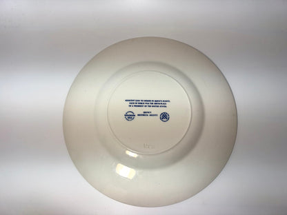 Vintage  Wedgwood Quincy Massachusetts Souvenir Plate, Presidents' Birthplaces