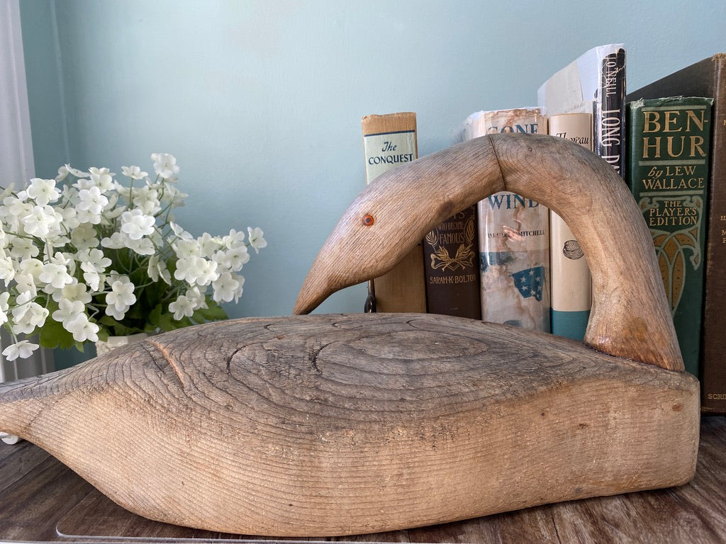 Vintage Hand Made Wooden Bird at Duckwells