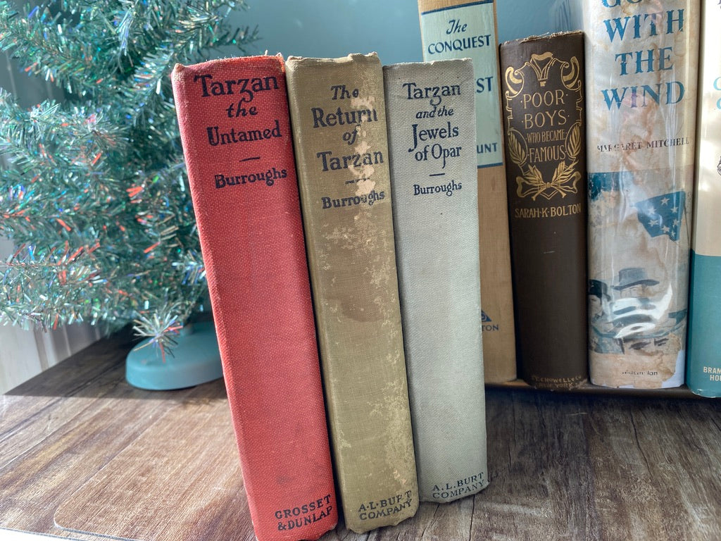 Antique Tarzan Hardcover Books at Duckwells
