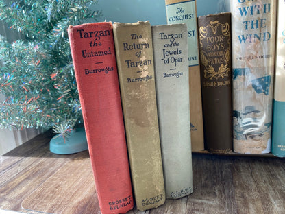Antique Tarzan Hardcover Books at Duckwells