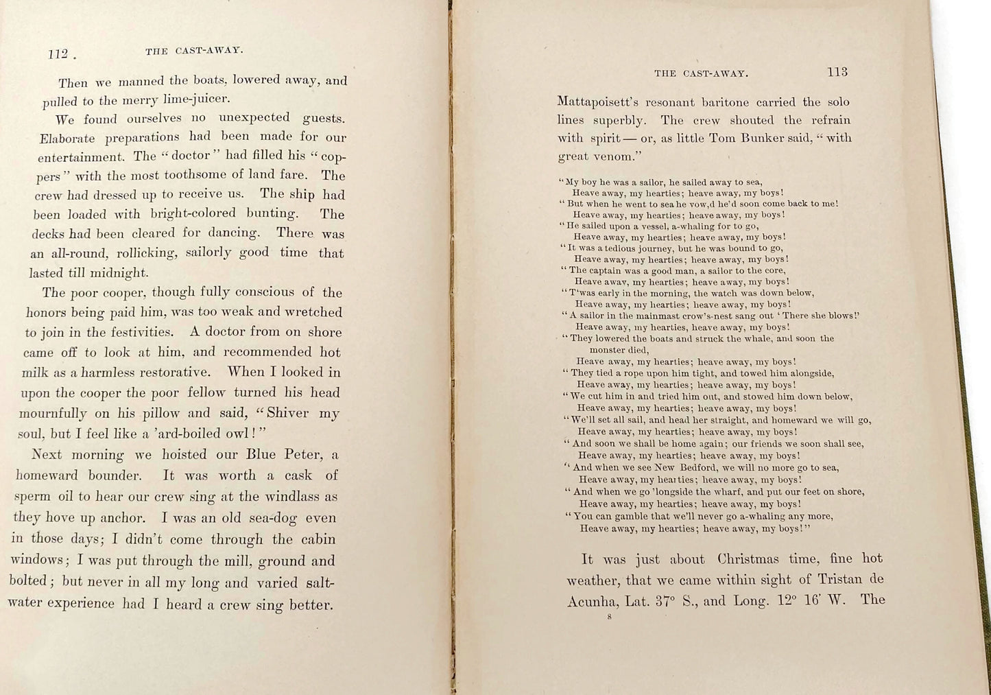 Antique Book, The Gam: Being a Group of Whaling Stories at Duckwells
