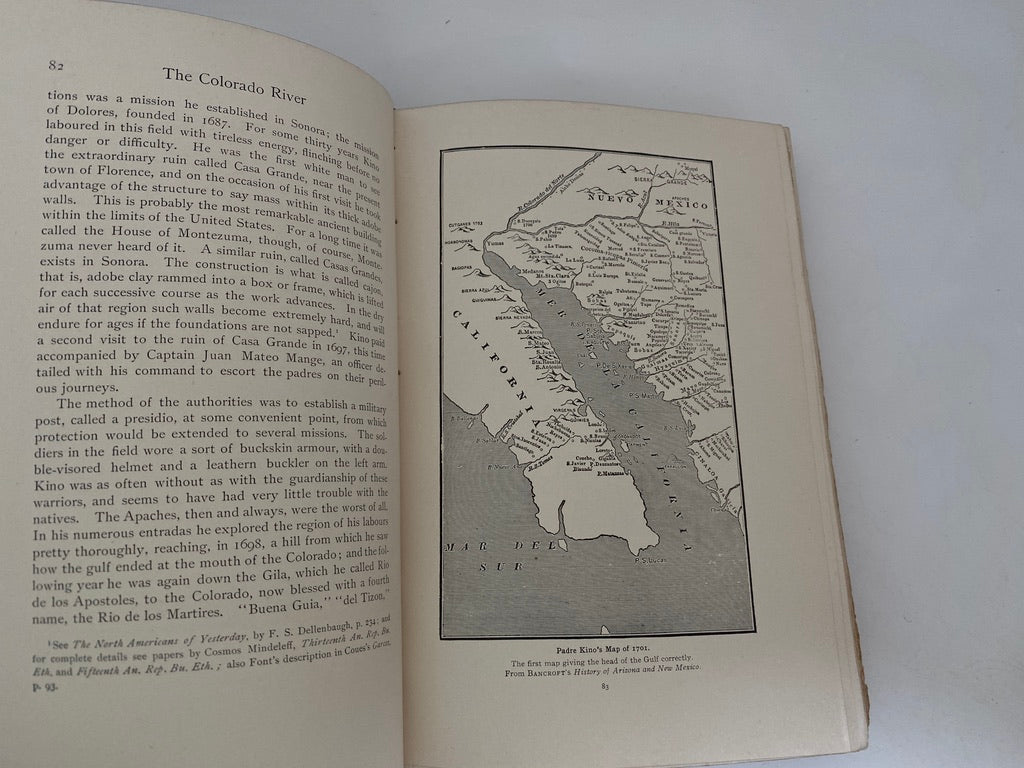 Antique Book, The Romance of the Colorado River at Duckwells
