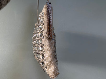 Vintage Rhinestone Beaded Evening Bag by Cyreld Paris at Duckwells
