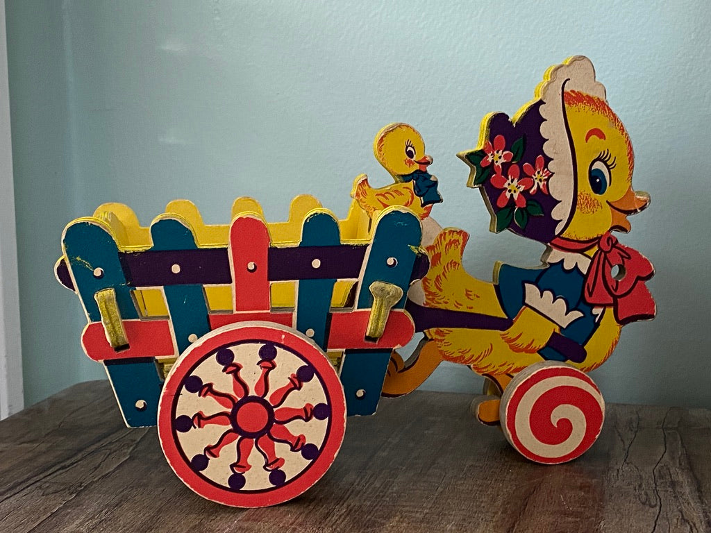 Vintage Toy Cart with Ducks by the Dolly Toy Company at Duckwells