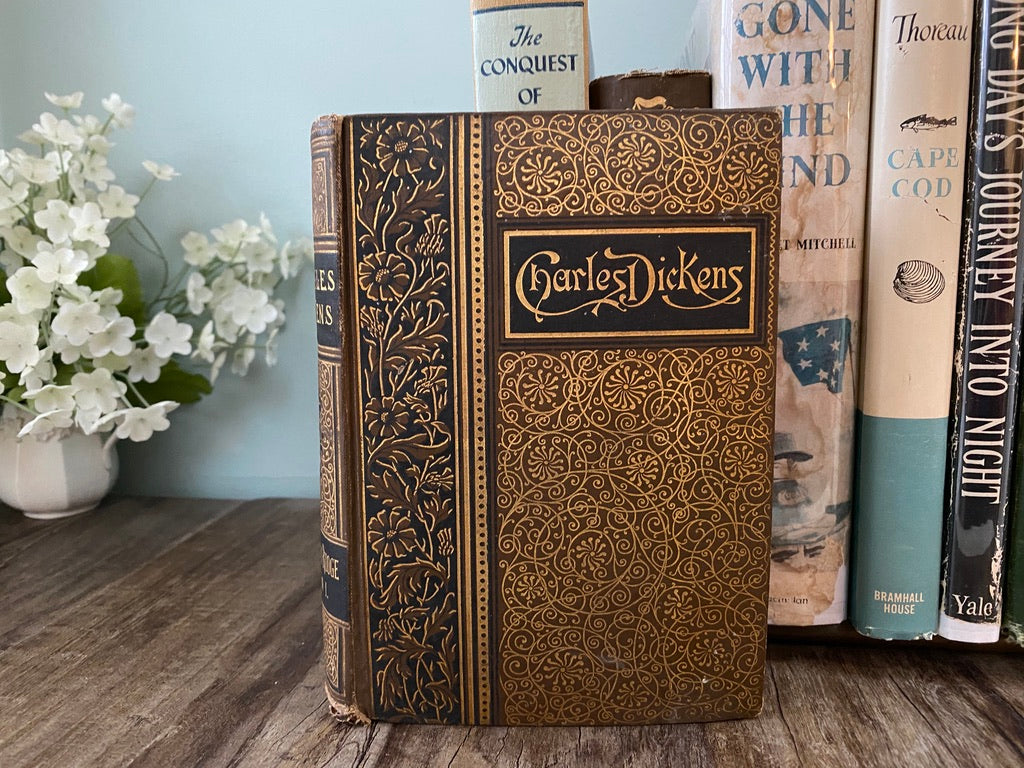 Antique German Edition of Charles Dickens' Novel, Barnaby Rudge at Duckwells
