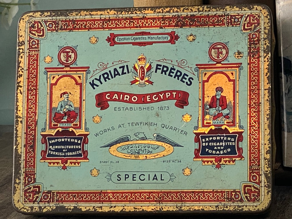 Antique Kyriazi Freres of Cairo Egypt Tin at Duckwells