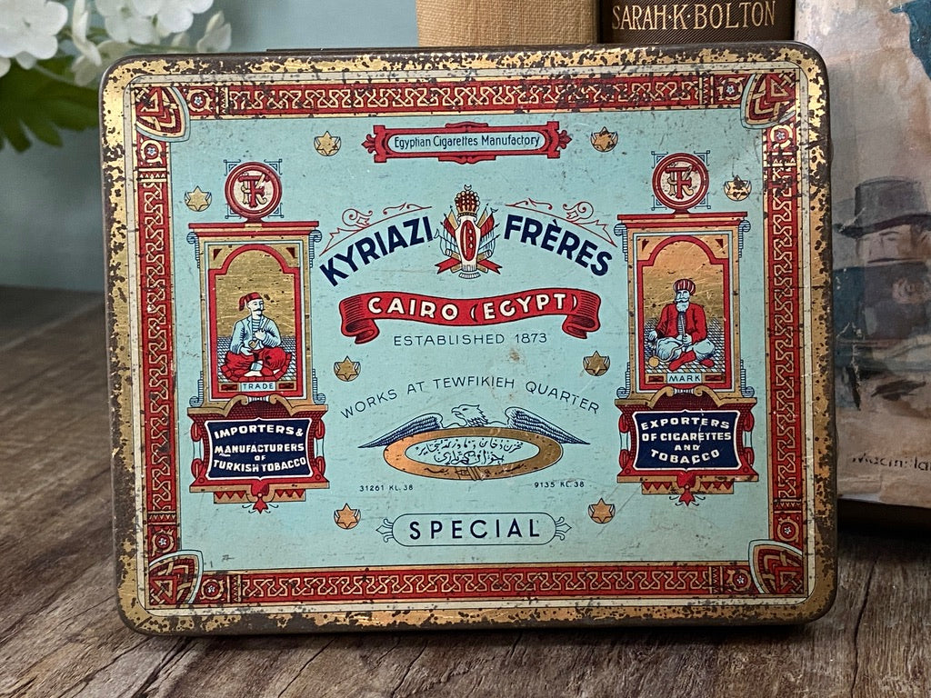 Antique Kyriazi Freres of Cairo Egypt Tin at Duckwells