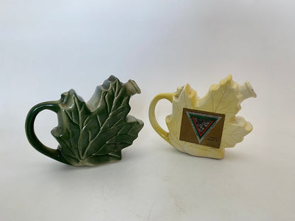Vintage Vermont Maple Syrup Ceramic Pitchers