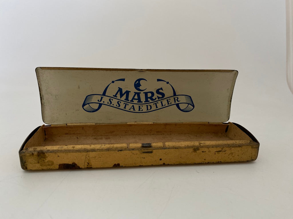 Antique Mars Pencil Tin at Duckwells