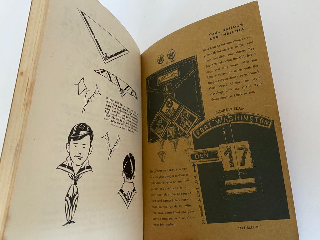 Vintage 1948 Lion Cub Scouts Handbook at Duckwells