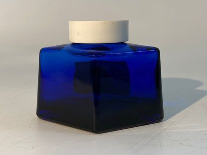 Vintage Parker Ink Quink Cobalt Blue Diamond Shaped Bottle