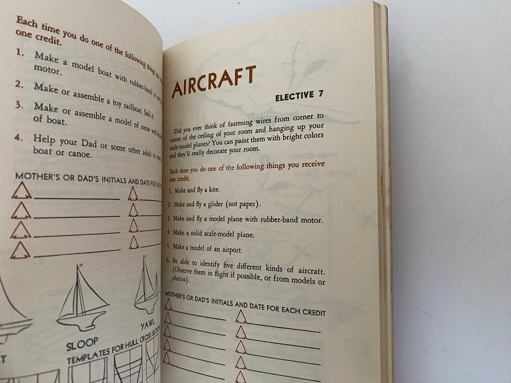 Vintage 1948 Lion Cub Scouts Handbook at Duckwells