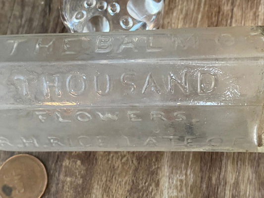 Antique Balm of a Thousand Flowers Bottle - Duckwells