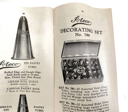 Antique Cake Decorating Kit by Ateco - Duckwells
