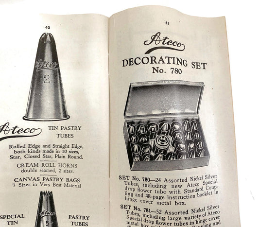Antique Cake Decorating Kit by Ateco - Duckwells