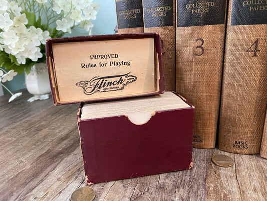 Antique Flinch Card Game - Duckwells