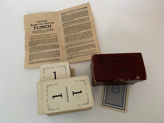 Antique Flinch Card Game - Duckwells