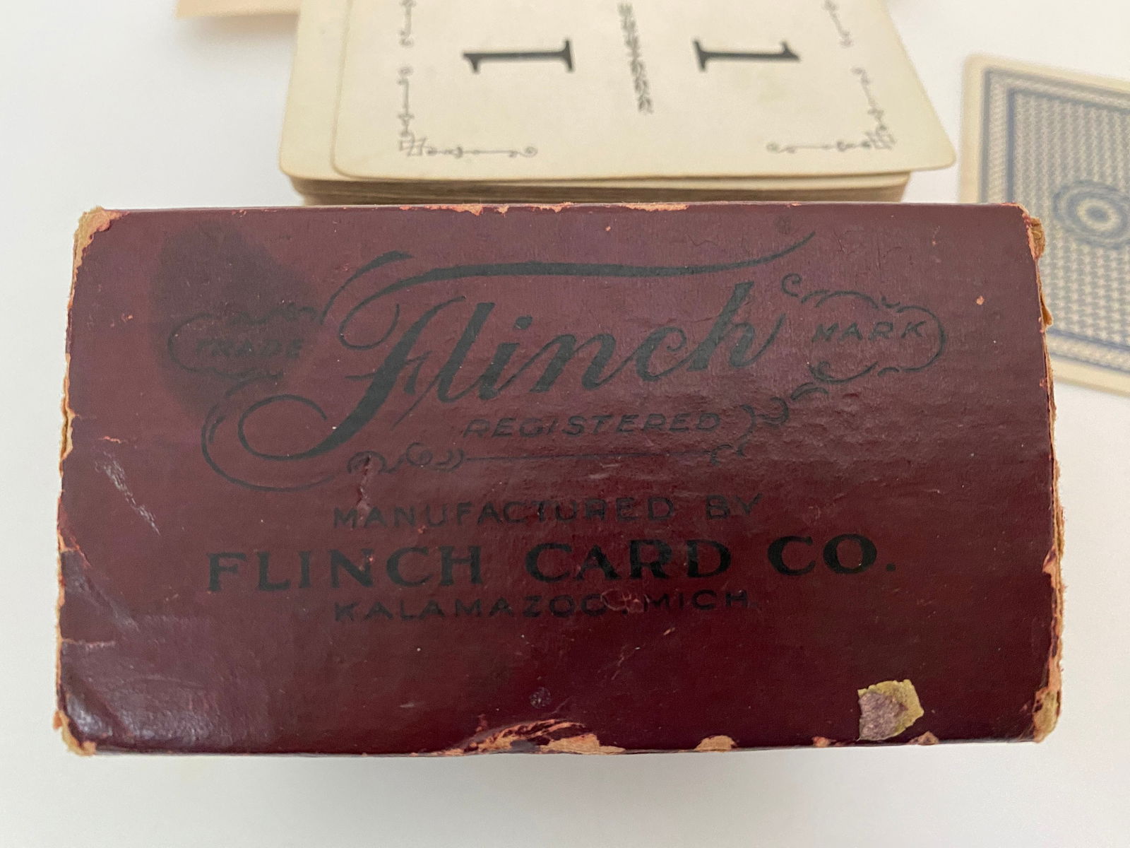 Antique Flinch Card Game - Duckwells